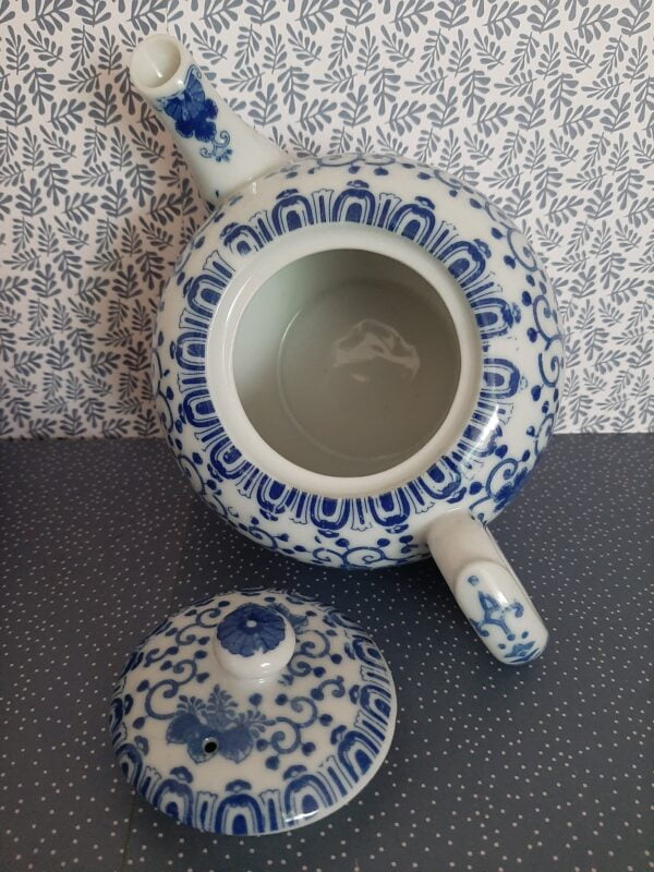 Japanse theepot Flying Phoenix decor