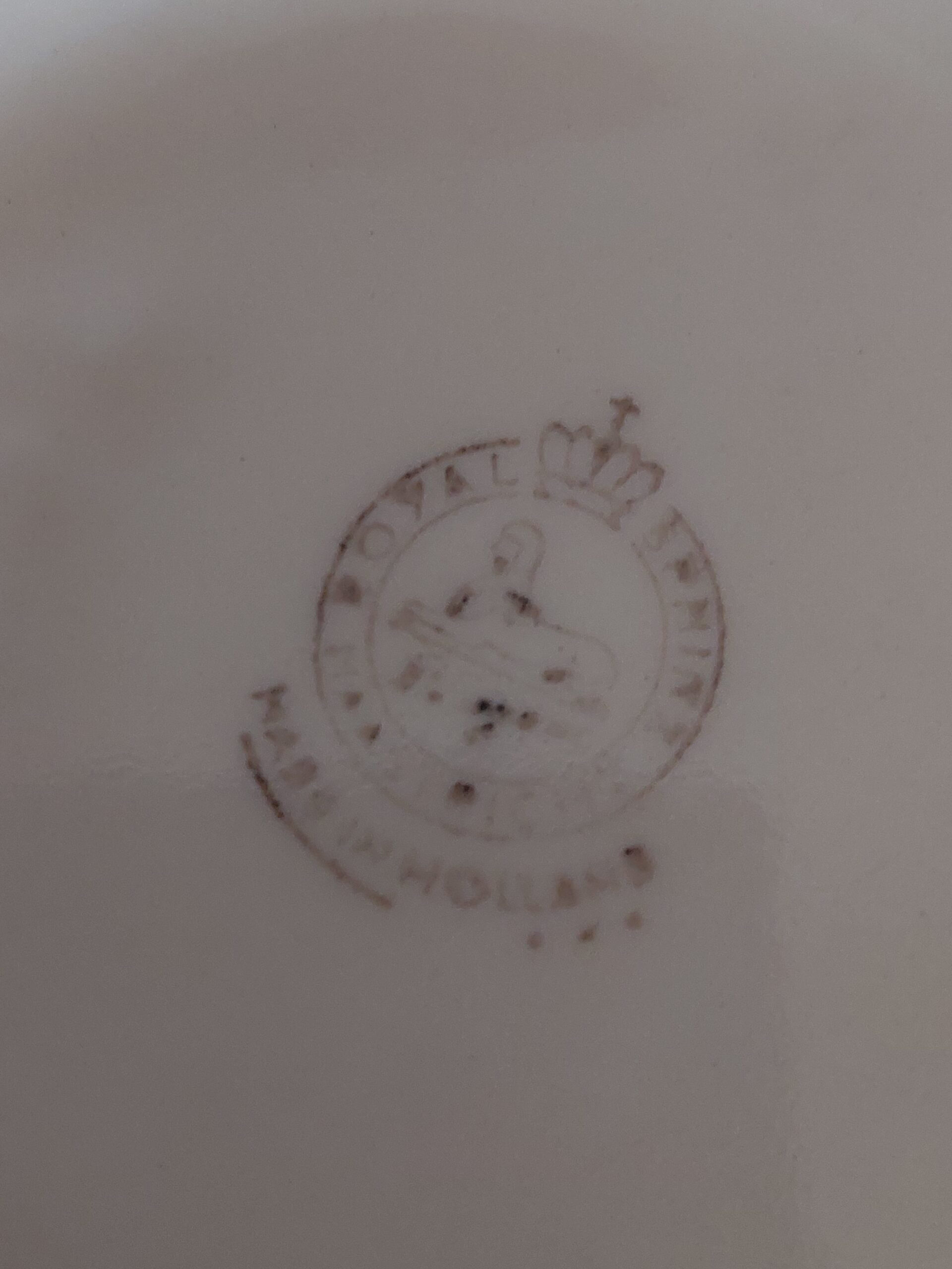 Vintage grote kan fruitdecoratie