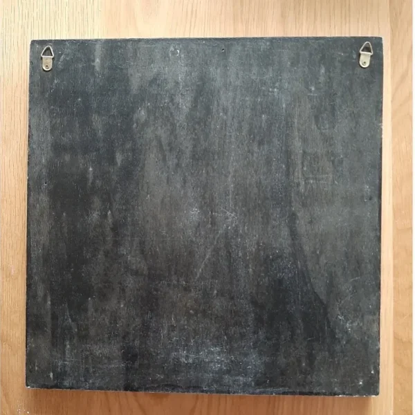 3 houten schilderijtjes beren