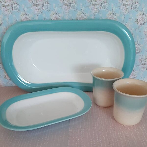 2 Schalen Potterie de Driehoek