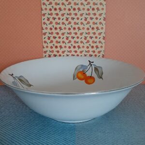 Vintage schaal fruitdecoratie