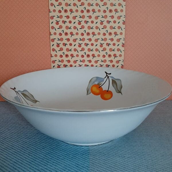 Vintage schaal fruitdecoratie