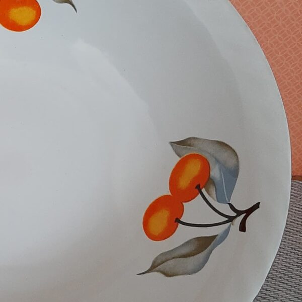 Vintage schaal fruitdecoratie