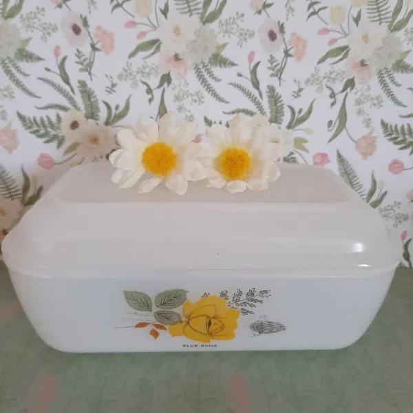 Vintage arcopal botervloot Blue Band