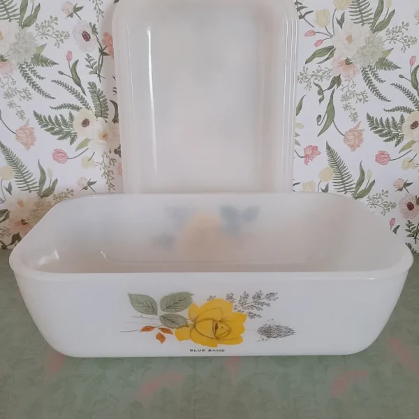 Vintage arcopal botervloot Blue Band