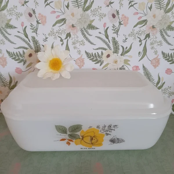 Vintage arcopal botervloot Blue Band