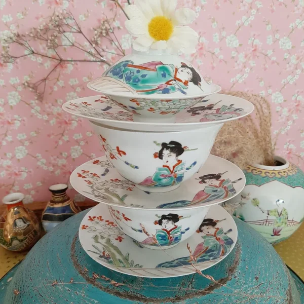 Japans eierporselein Geisha