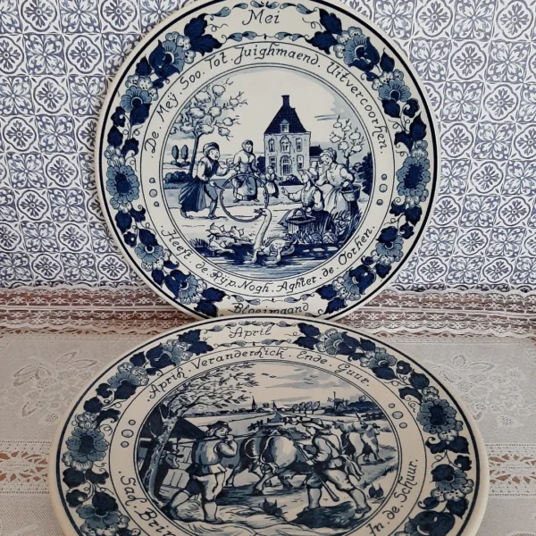 Serie wandborden maanden van het jaar