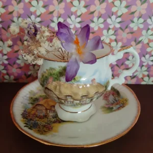 Kop en schotel Elisabethan