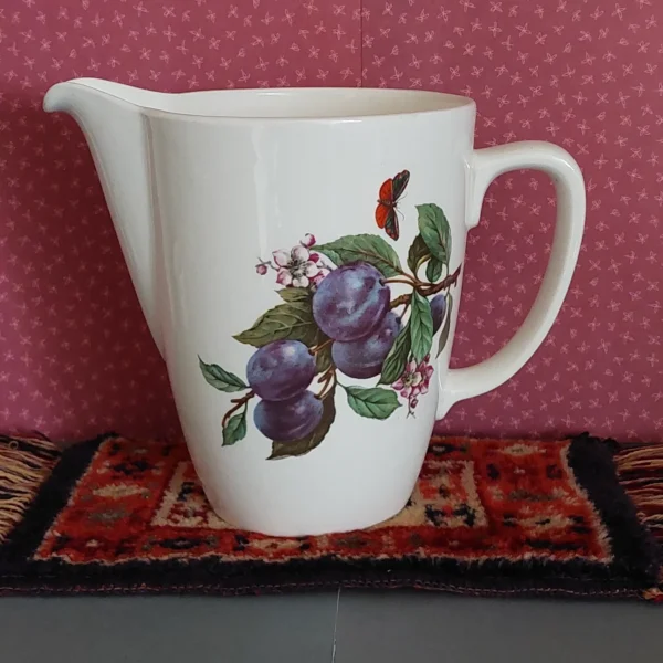 Vintage grote kan fruitdecoratie