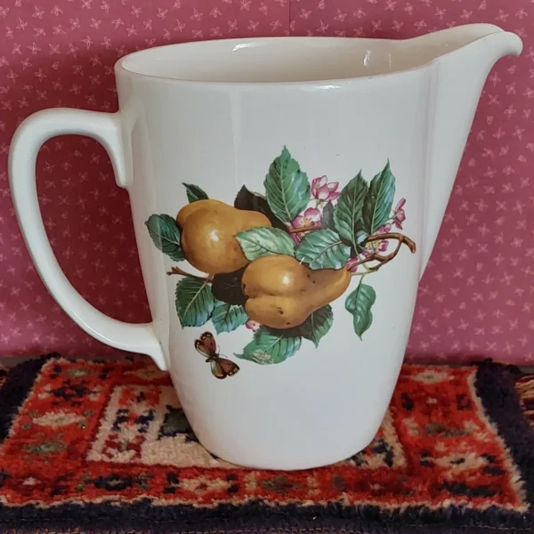 Vintage grote kan fruitdecoratie