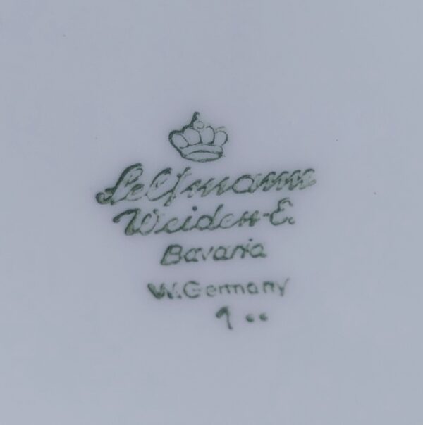 Diep bord Seltmann Weiden Bavaria Rood