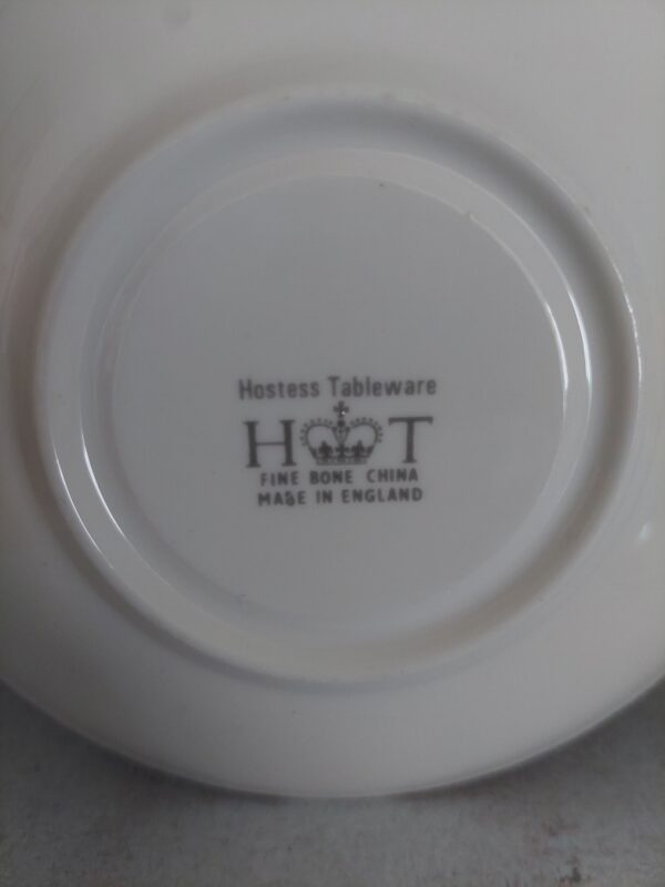 Kop en schotel Vergeet-mij-nietjes