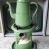 Emaille petroleumstel met koffiepot