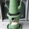 Emaille petroleumstel met koffiepot