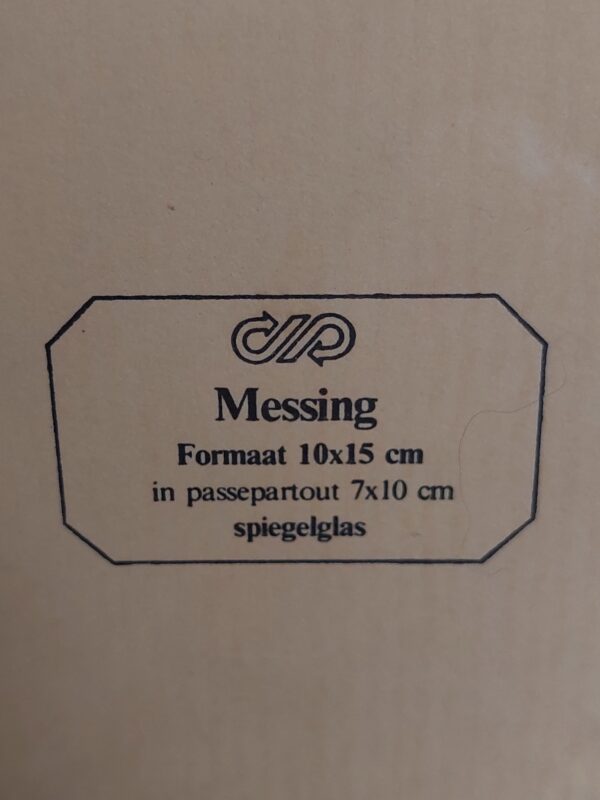 Messing fotolijstje