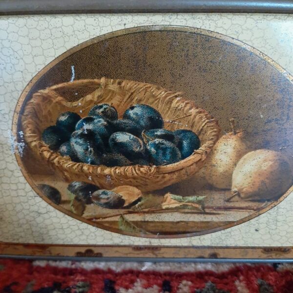 Antieke blikken trommel