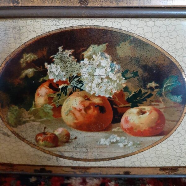 Antieke blikken trommel