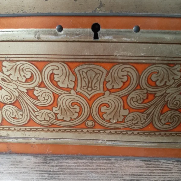 Antieke blikken trommel Côte d'Or