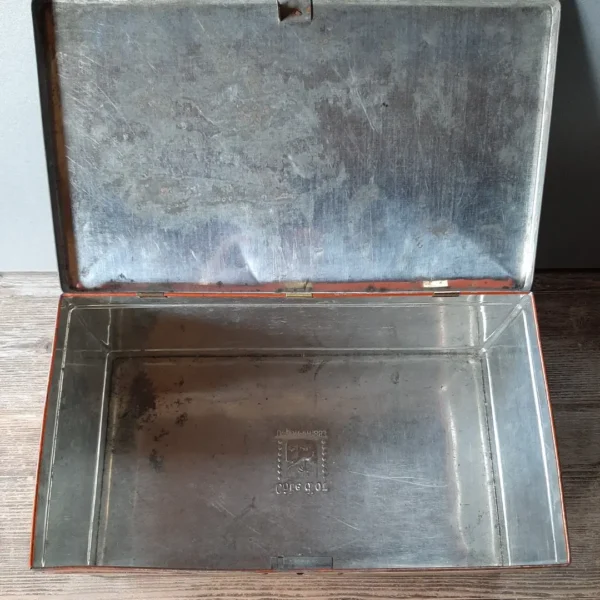 Antieke blikken trommel Côte d'Or