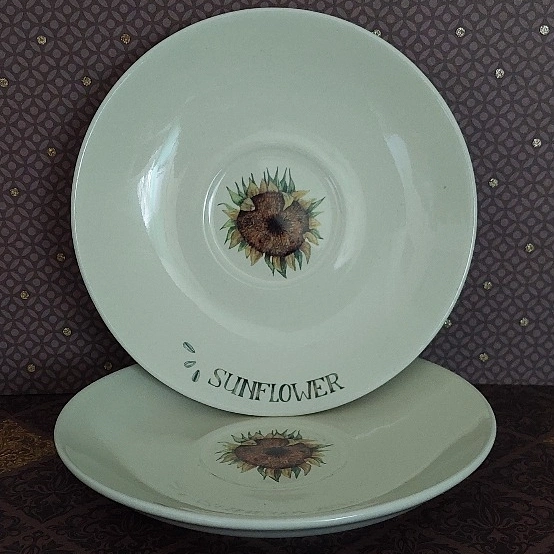 Kop en Schotel zonnebloem Jet