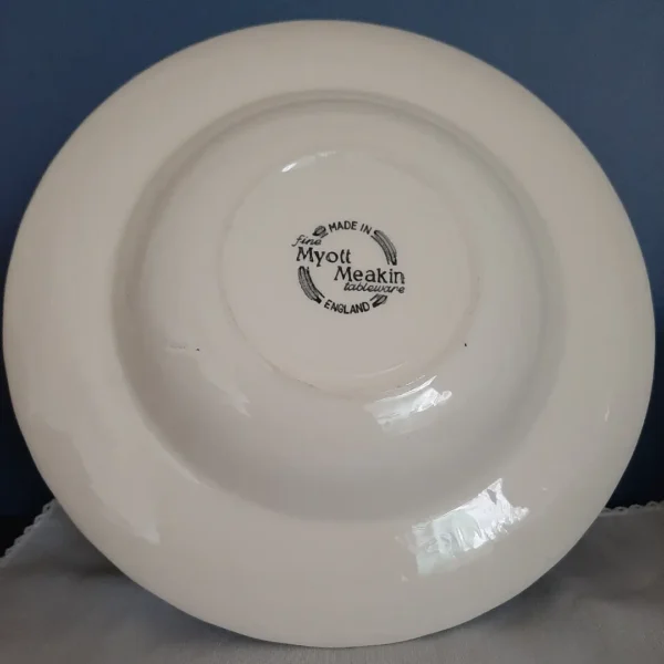 Diep bord Myott Meakin Blue