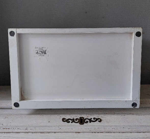 Grote houten postbak