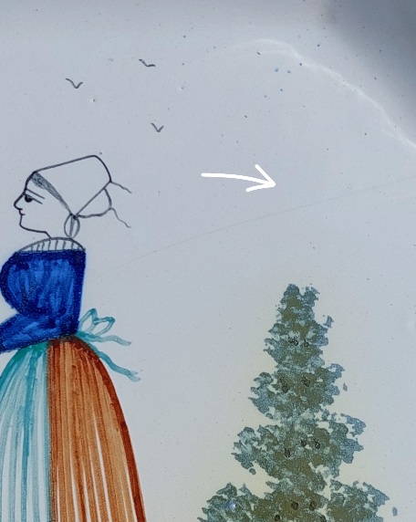 2 antieke Henriot Quimper serveerschalen