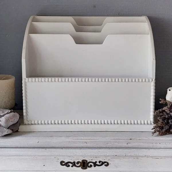 Grote houten postbak