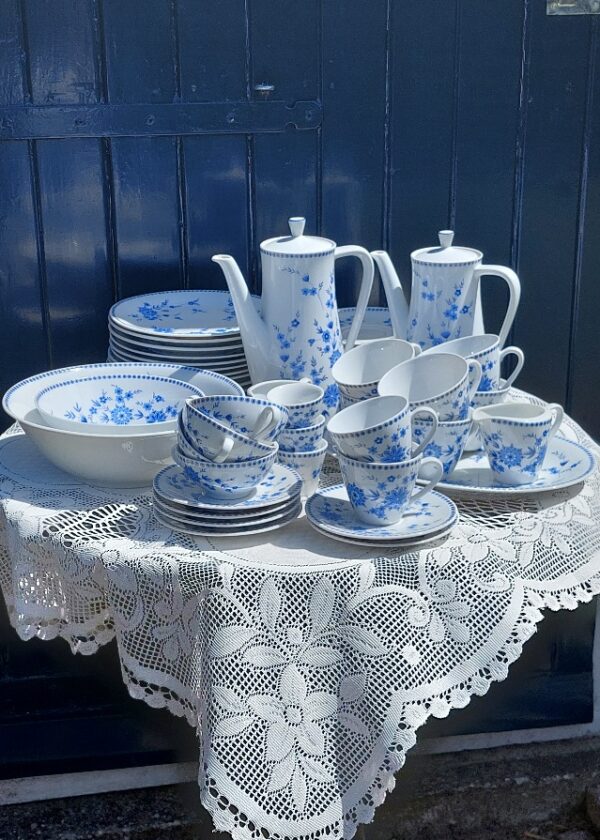 Nostalgische Koffiepot Bayerish Blau