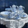 Set van 3 Eierdopjes Bayerish Blau