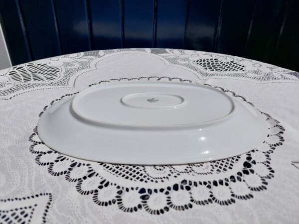 Ovale serveerschaal Bayerish Blau