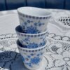 Set van 3 Eierdopjes Bayerish Blau