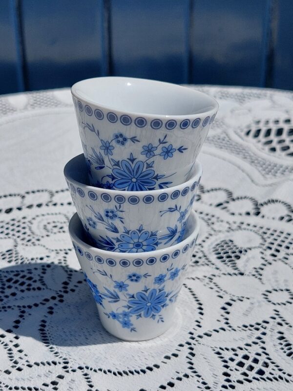 Set van 3 Eierdopjes Bayerish Blau