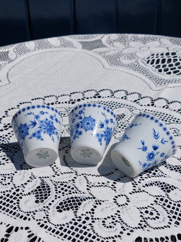 Set van 3 Eierdopjes Bayerish Blau