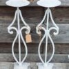 Brocante kaarsenhouder Gietijzer