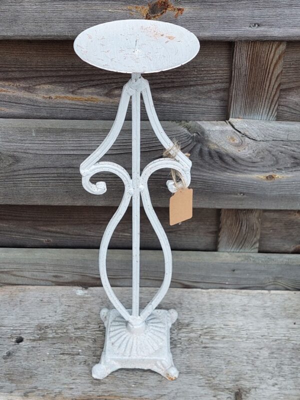 Brocante kaarsenhouder Gietijzer