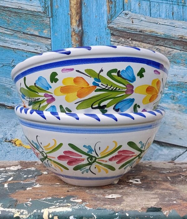 Franse Kom Handbeschilderd