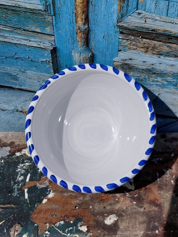 Franse kom Handbeschilderd