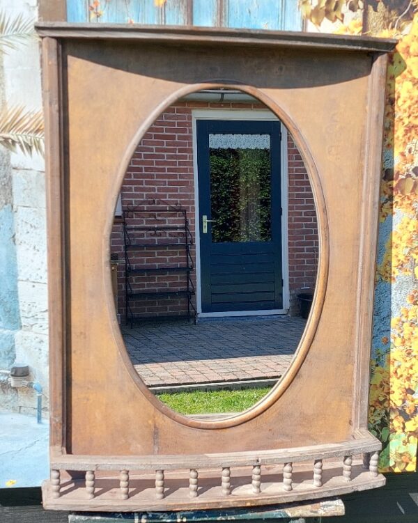 Grote Houten Wandspiegel