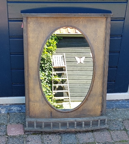 Grote Houten Wandspiegel