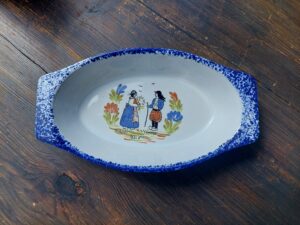 Ovaal Schaaltje Bretons Aardewerk