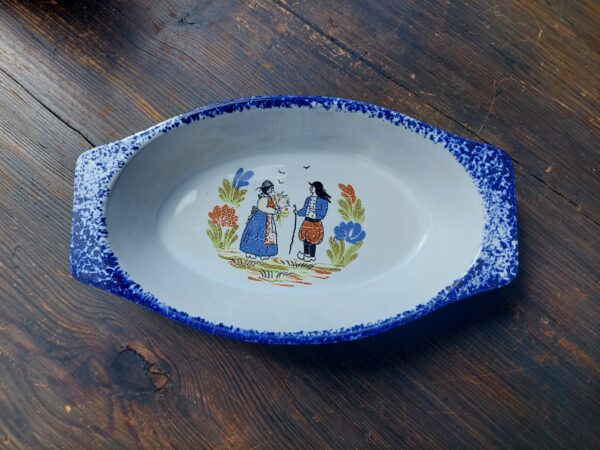 Ovaal Schaaltje Bretons Aardewerk