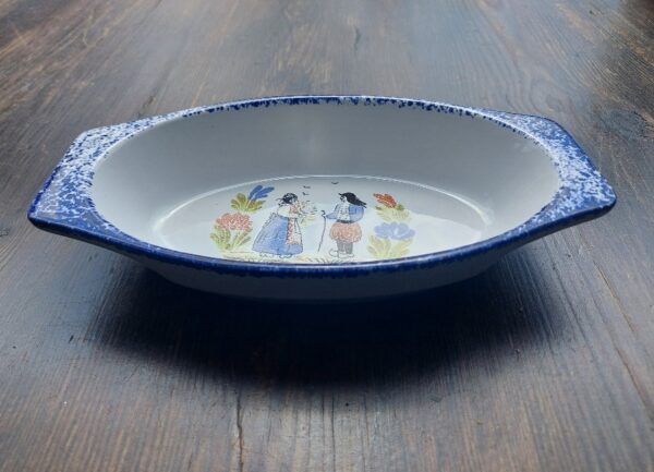 Ovaal Schaaltje Bretons Aardewerk