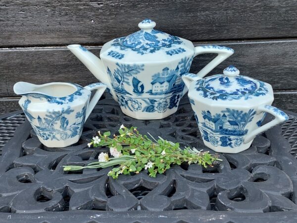 Antieke 3 delige Japanse  theeset