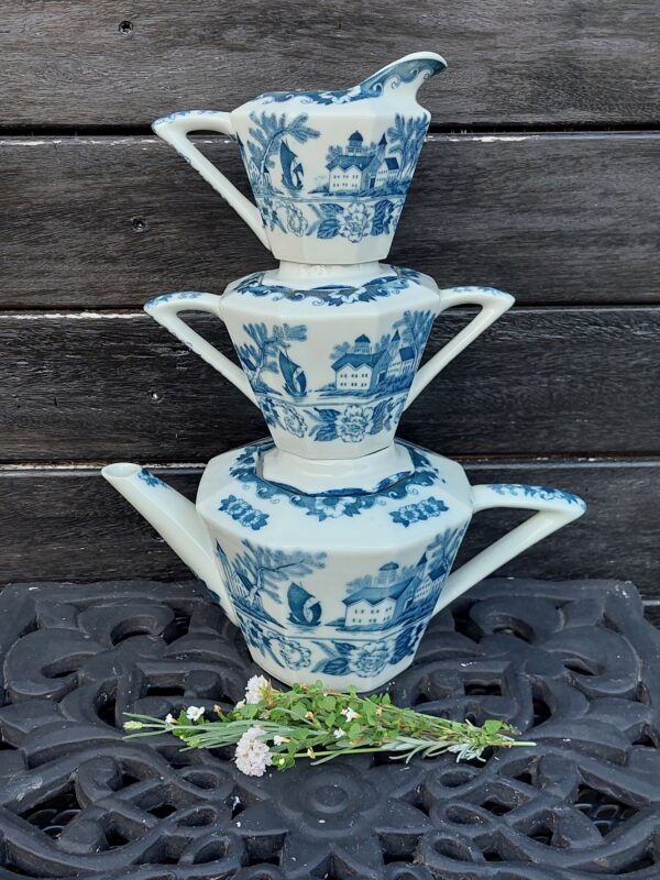 Antieke 3 delige Japanse  theeset