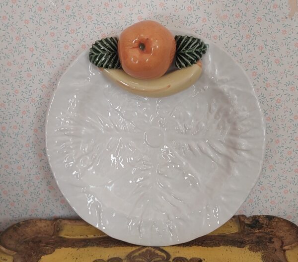 Barbotine Majolica  schaal