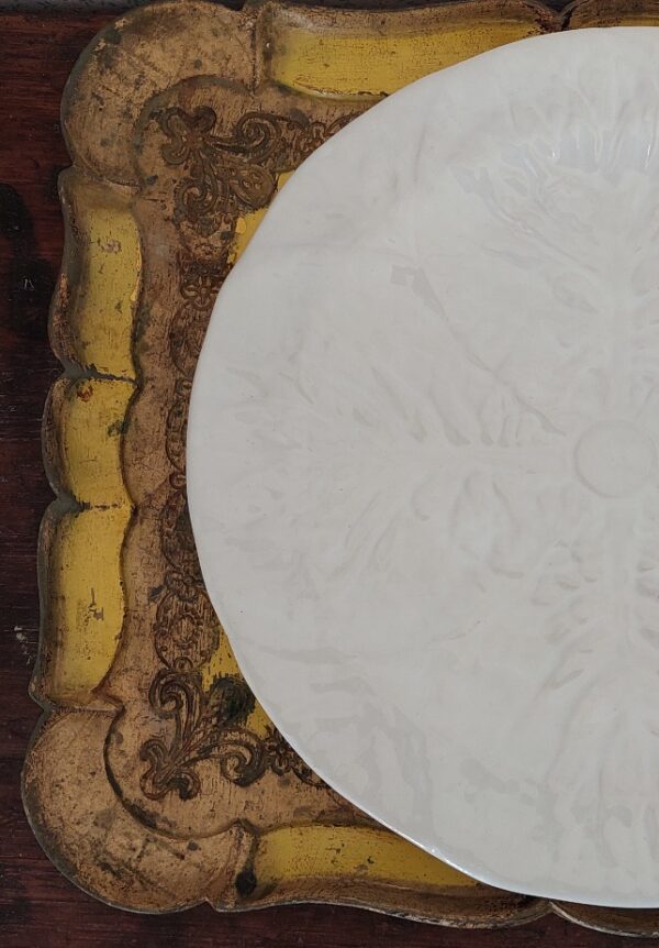 Barbotine Majolica  schaal