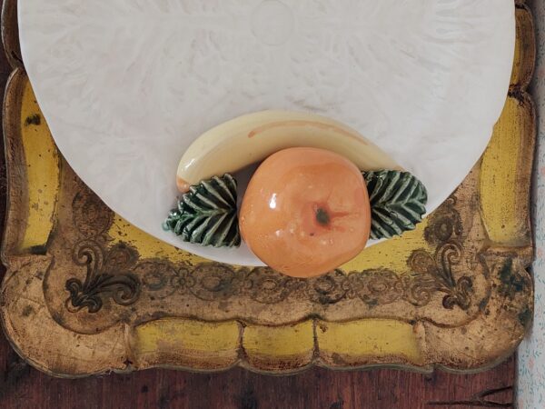 Barbotine Majolica  schaal