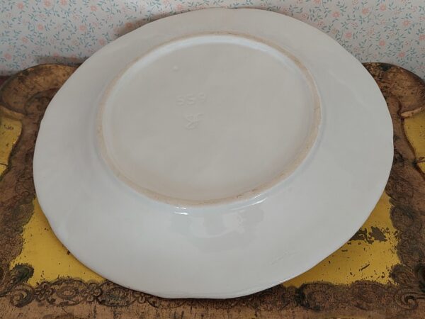 Barbotine Majolica  schaal